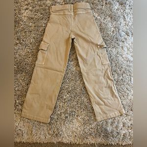 Abercrombie kids high-rise wide leg cargo pants